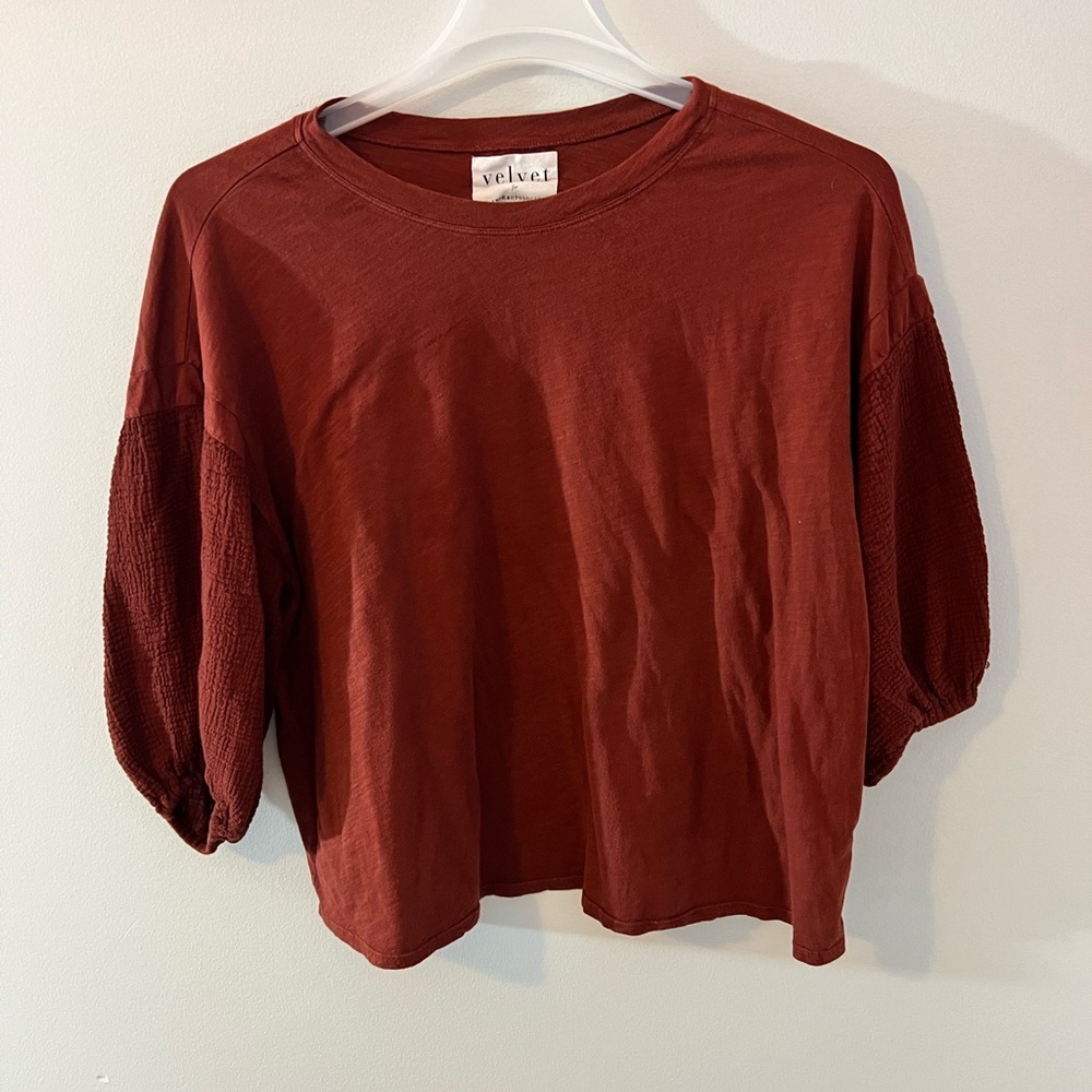 Velvet by Graham and Spencer for Anthropologie top size L